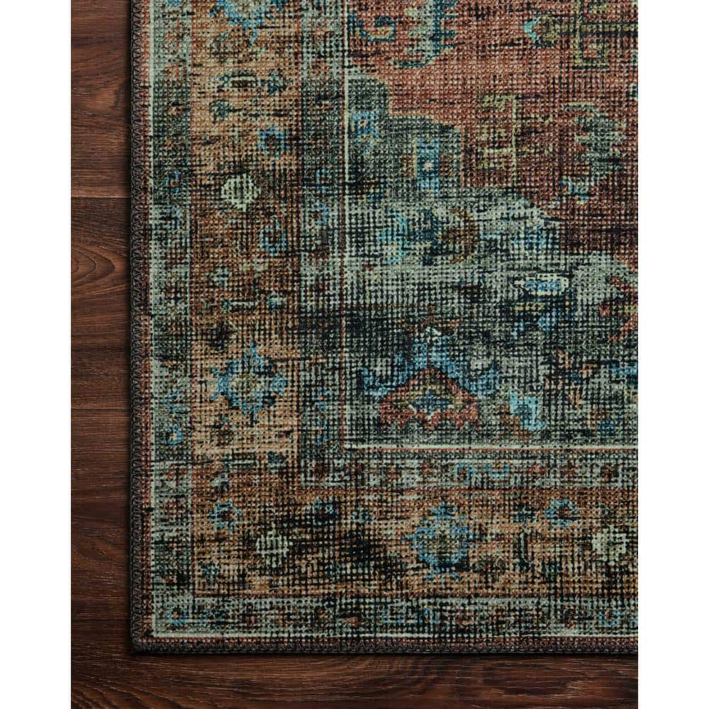 Terracotta Sky Elegance 6' x 9' Low Pile Wool Blend Area Rug