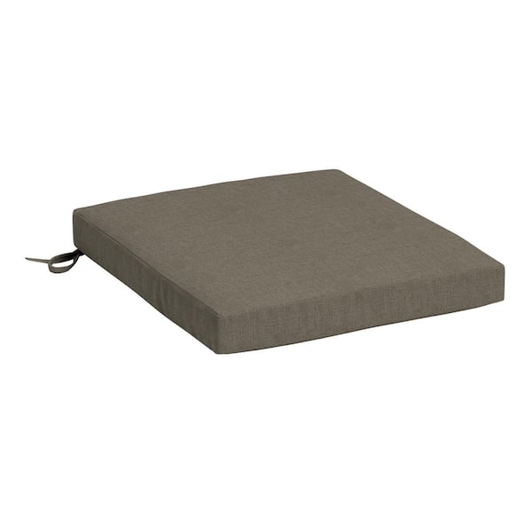 ARDEN 17 x 17 Basics Outdoor Square Seat Cushion, Mink Brown Mila