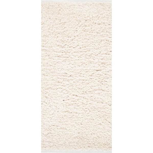 3 ft. x 8 ft. Ivory Kodiak Handwoven Microfiber Performance Indoor Runner Rug