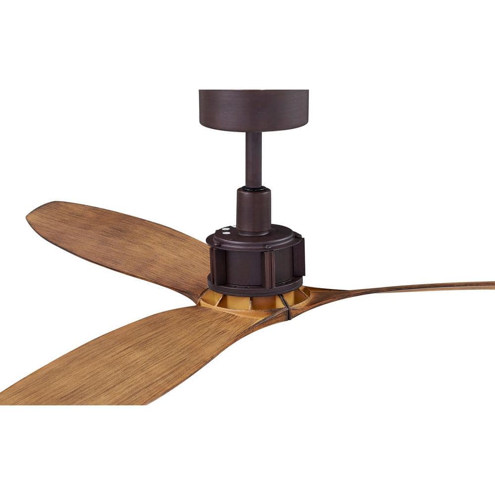 Viceroy Urban Edge 52'' Oil Rubbed Bronze and Dark Koa Ceiling Fan with Remote