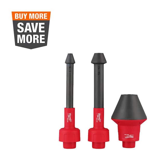 AIR-TIP 1-1/4 in. - 2-1/2 in. Conduit Line Puller Attachment For Wet/Dry Shop Vacuums (3-Piece)