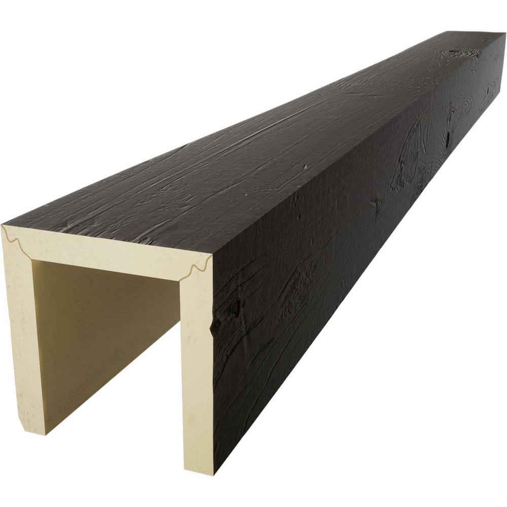 Premium Hickory 20-ft Knotty Pine Faux Wood U-Beam