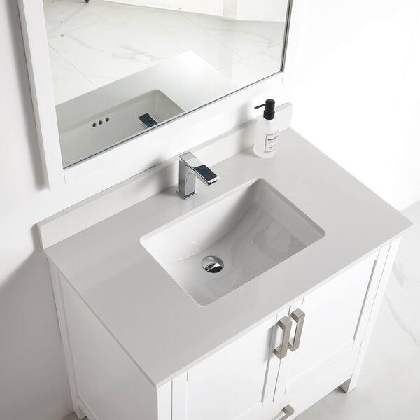 Boyel Living 35 In Simple Elegant Bath, Elegant Bathroom Vanity Sink Cabinet