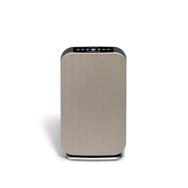 BreatheSmart 45i 800 sq. ft. HEPA Console Air Purifier with Odor Filter for Allergens, Odors and Dander in Metallics