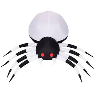 6 ft. Pre-Lit Black and Green Spider Halloween Inflatable