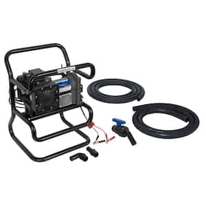 12-Volt 15 GPM 1/4 HP Agricultural Utility Chemical Transfer Pump Package (Chemtraveller)