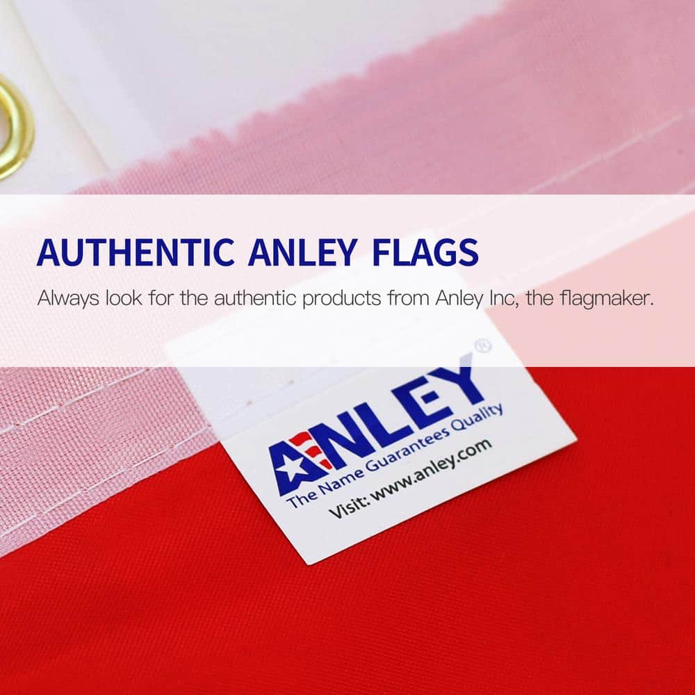 Solid Red Polyester 3x5 Foot House Flag with Grommets