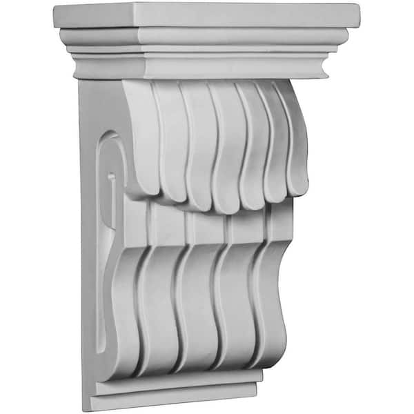 Ekena Millwork 6-7/8 in. x 11 in. x 4-5/8 in. Polyurethane Seville Corbel