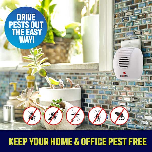 Bell & Howell 3-Pack Ultrasonic Pest Repellers with Night Light