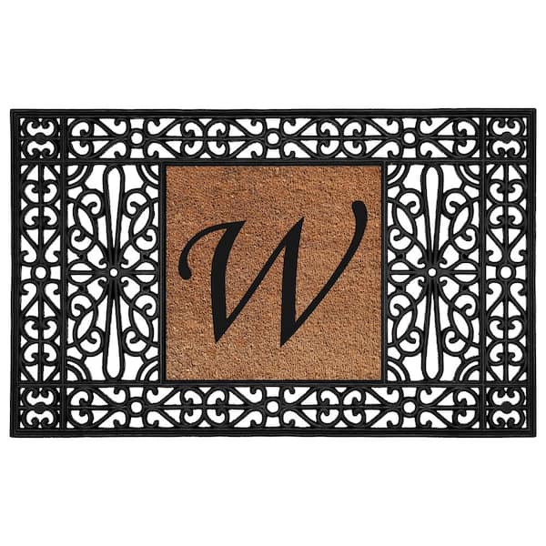 Duchess 30 in. x 48 in. W Monogrammed Door Mat