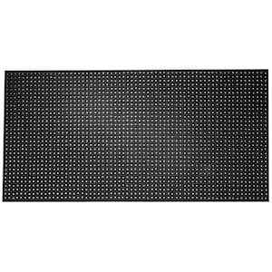 Circle Perforated 40 x 80 Inches Sturdy Rubber Anti-Fatigue Drainage Floor Runner Mat