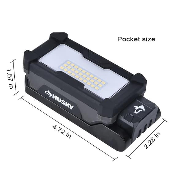 Husky 500 Lumens Rechargeable Handheld LED Work Light 7902201330