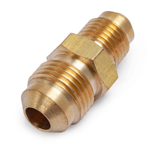 Pack of 5 New Brass Flare 3/8" OD Plug Brass Flare Tube Fitting 