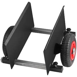 Heavy-duty Drywall Mover with 8 in. Pneumatic Wheels Adjustable Clamp Panel Cart 600 lbs. Capacity for Drywall Sheet