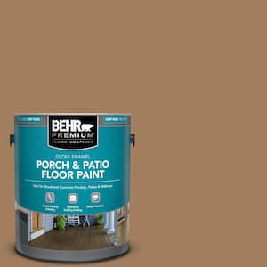 1 gal. #N250-5 Ancient Pottery Gloss Enamel Interior/Exterior Porch and Patio Floor Paint