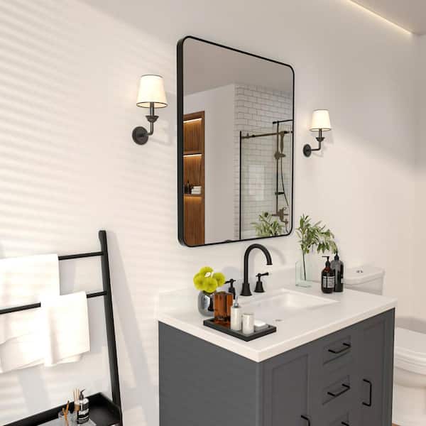 niveal 30 in. W x 36 in. H Rectangular Framed Wall Bathroom
