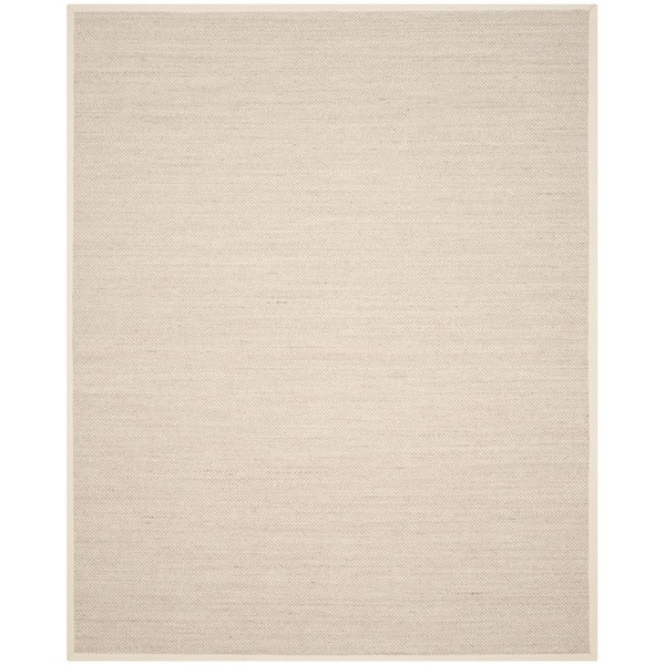 Safavieh Natural Fiber Collection Nf143c Marble and Beige Sisal Area Rug 8' X for sale online 
