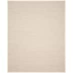 SAFAVIEH Natural Fiber Marble/Beige 9 ft. x 12 ft. Border Area Rug ...