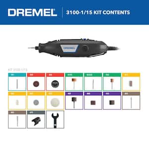 3100 1.2 Amp Variable Speed Rotary Tool Kit with 15-Accessories