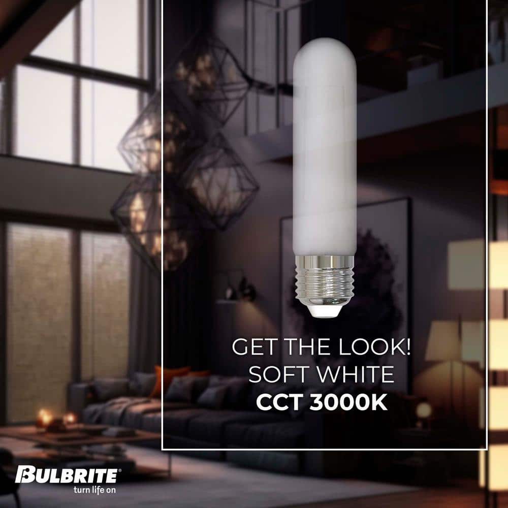 Frosted White Dimmable LED Filament Bulb Set