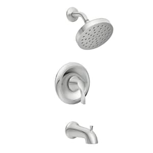 Korek Single-Handle 1-Spray 1.75 GPM Tub and Shower Faucet in Chrome (Valve Included)