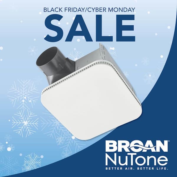 Flex 80 CFM Bathroom Exhaust Fan with CleanCover Grille, ENERGY STAR*