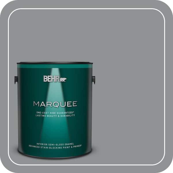BEHR MARQUEE 1 gal. #770F-4 Gray Area Semi-Gloss Enamel Interior Paint & Primer