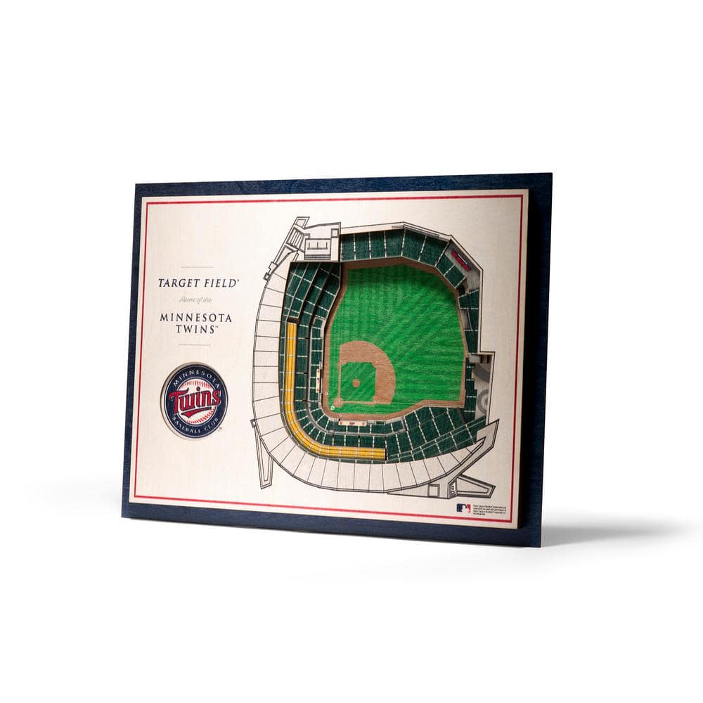 Minnesota Twins 5 Layer StadiumViews 3D Wall Art