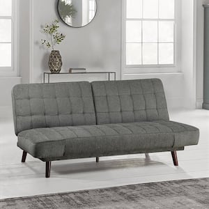 Brookside Brynn 76 Upholstered Square Arm Sofa ,Light Grey