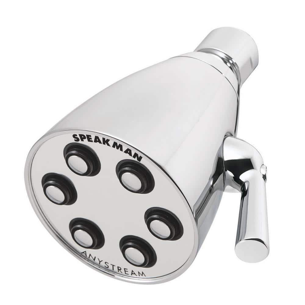 Speakman Icon 3-Spray Patterns with 2.5 GPM 2.8 in. newest Wall Mount Fixed Shower Head