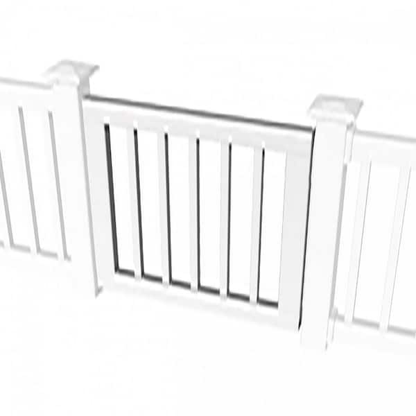 RDI 3 ft. Standard Gate Kit for Square Baluster Original Rail, Deck Rail, Porch Rail or Titan XL