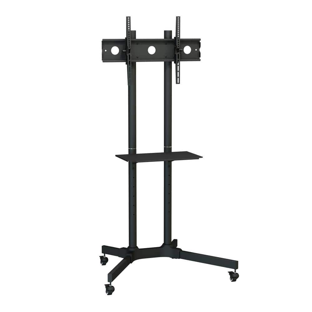 Mobile TV Floor Stand with TILT Mount and Wheels for 32-70 inch Flat Screen TV 