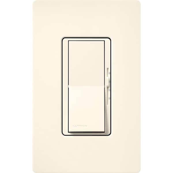 Diva 3-Speed Fan Control and Light Switch, Single-Pole/3-Way, 1.5A Fan/1A LED, Biscuit (DVSCFSQ-LF-BI)