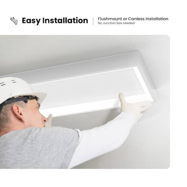 Feit Electric 1 ft. x 2 ft. Vista Artificial Skylight White