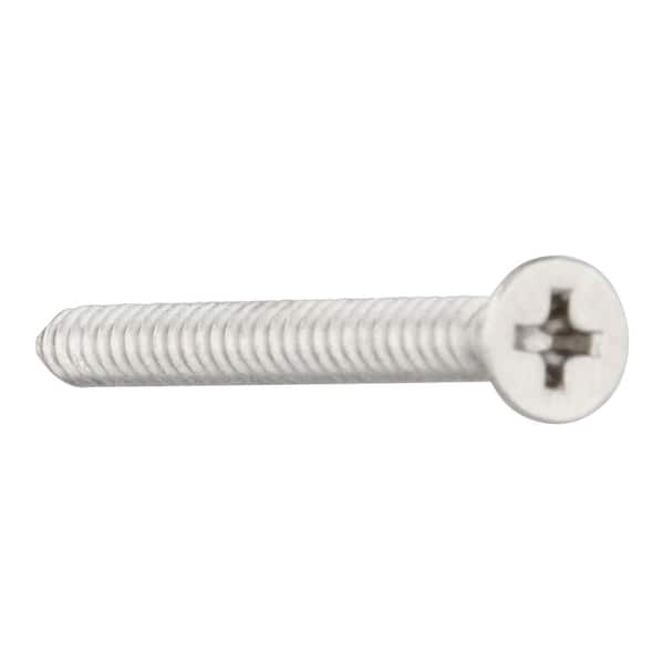 #8 x 1-1/4 in. Stainless Steel Phillips Flat Head Sheet Metal Screw (3-Pack)