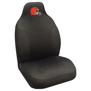 NFL - Cleveland Browns Black Polyester Embroidered 0.1 in. x 20 in. x 40 in. Seat Cover