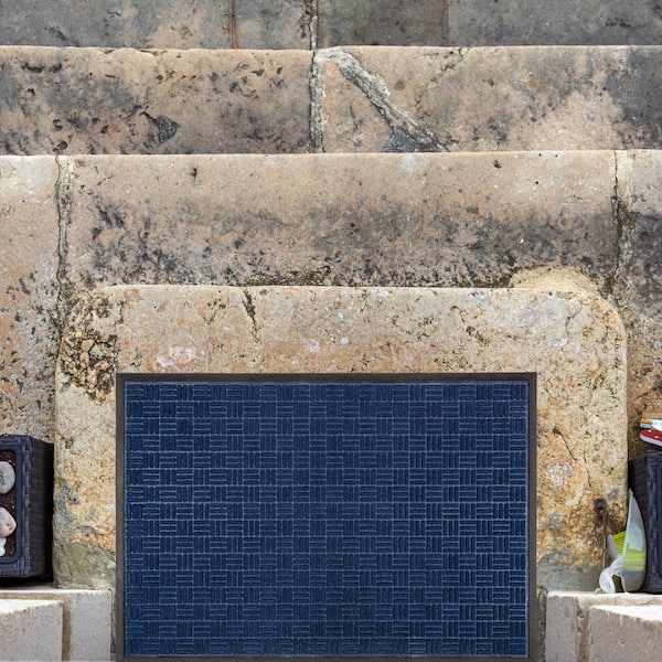 Doortex Ribmat Entrance Mat, Blue-32 in. x 48 in.