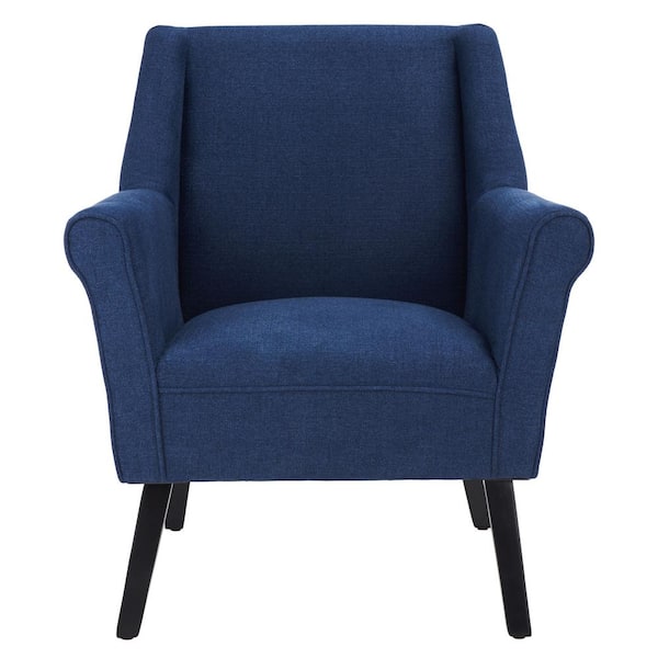SAFAVIEH Videl Navy Upholstered Accent Chairs