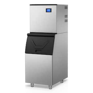 33 in. Stainless Steel Indoor/Outdoor Freestanding Ice Storage, 400 lbs./24H with Smart and Clear Control Panel