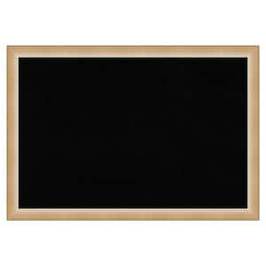 Eva Ombre Gold Narrow Framed Black Corkboard 39 in. x 27 in. Bulletine Board Memo Board