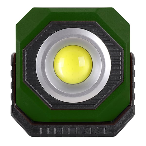 500 Lumen LED Rechargeable Solar Work Light with Magnetic Base, Charge by USB/Solar