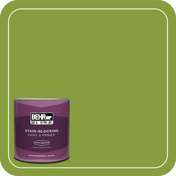 BEHR ULTRA 1 qt. #T14-18 New Shoot Extra Durable Eggshell Enamel Interior Paint & Primer
