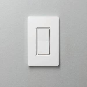 Sunnata Companion Dimmer Switch, only for use with Sunnata Pro LED+ Dimmer Switches, Snow (ST-RD-SW)