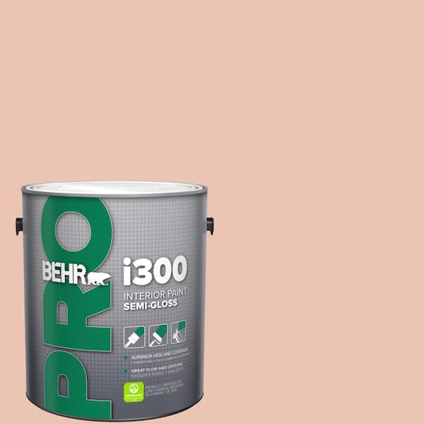 BEHR PRO 1 gal. #HDC-CT-14 Coral Coast Semi-Gloss Interior Paint