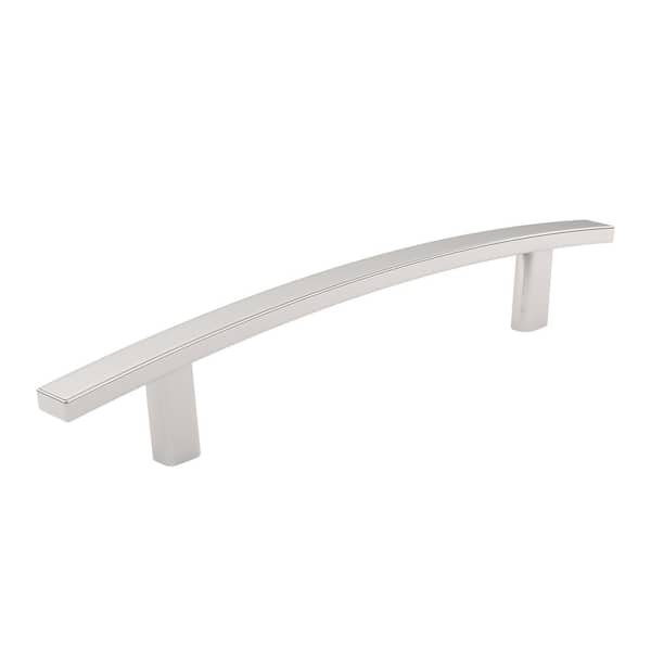 Richelieu Hardware Padova Collection 5 1/16 in. (128 mm) Polished Nickel Transitional Rectangular Cabinet Bar Pull