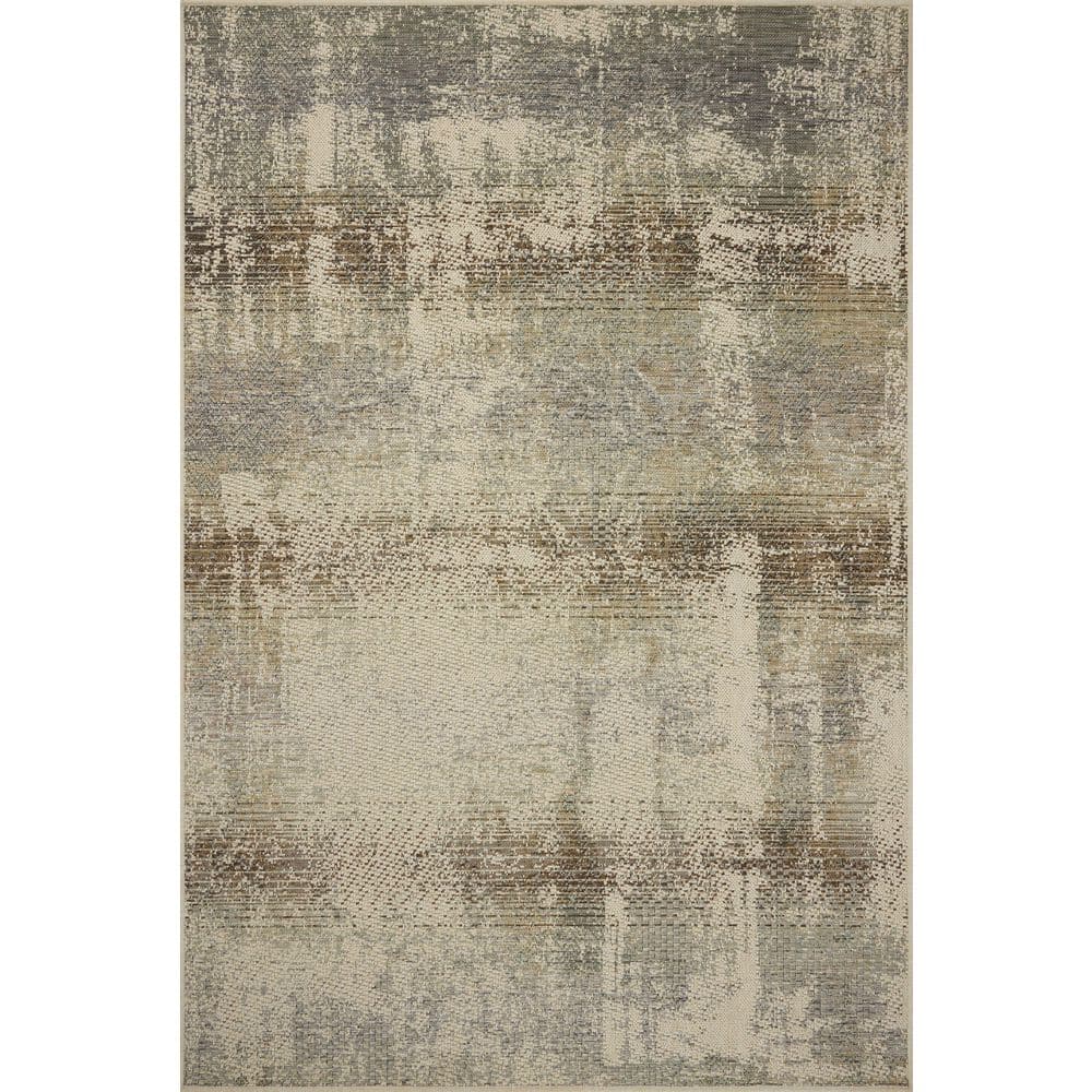 Saylor Smoke / Ivory 3 ft. 9 in. x 5 ft. 9 in. Indoor/Outdoor Accent Rug price history on PriceWatchPro