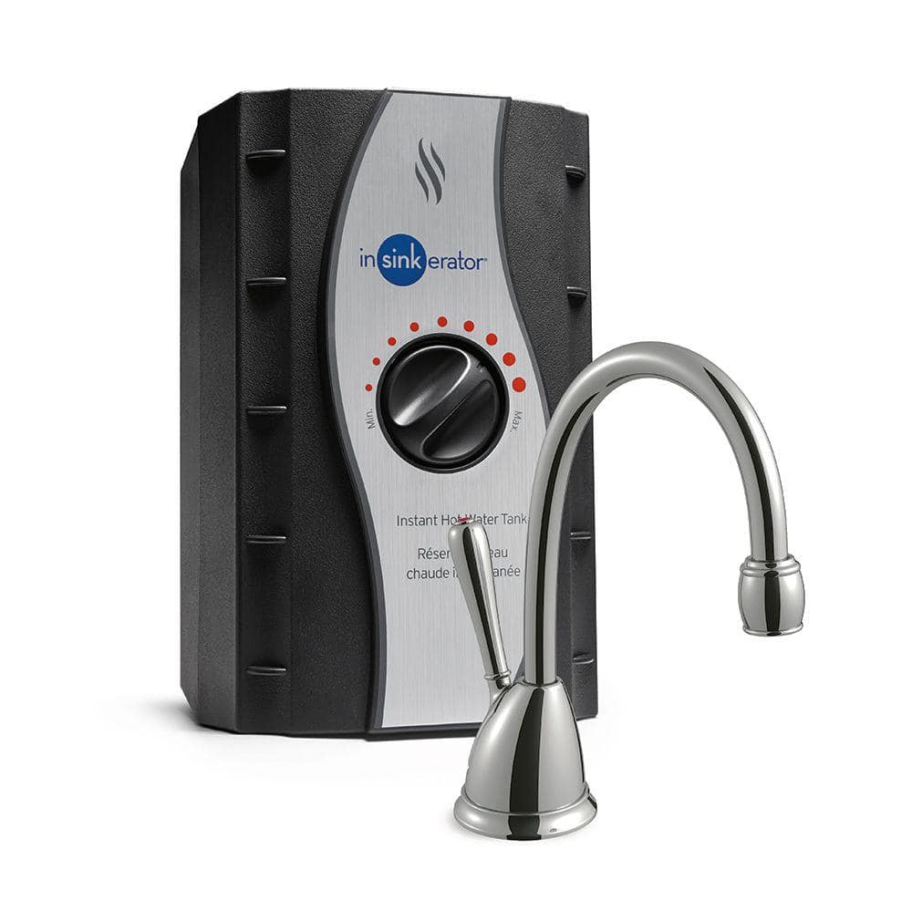 InSinkErator HOT250 Instant Hot Water Dispenser, Single-Handle Matte Black  8.21 in. Faucet with 2/3-Gallon Tank, H250MBLK-SS H250MBLK-SS - The Home  Depot