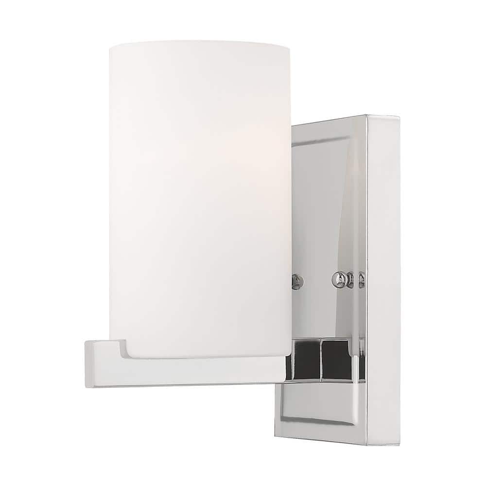 Astoria 1 Light Polished Chrome Wall Sconce