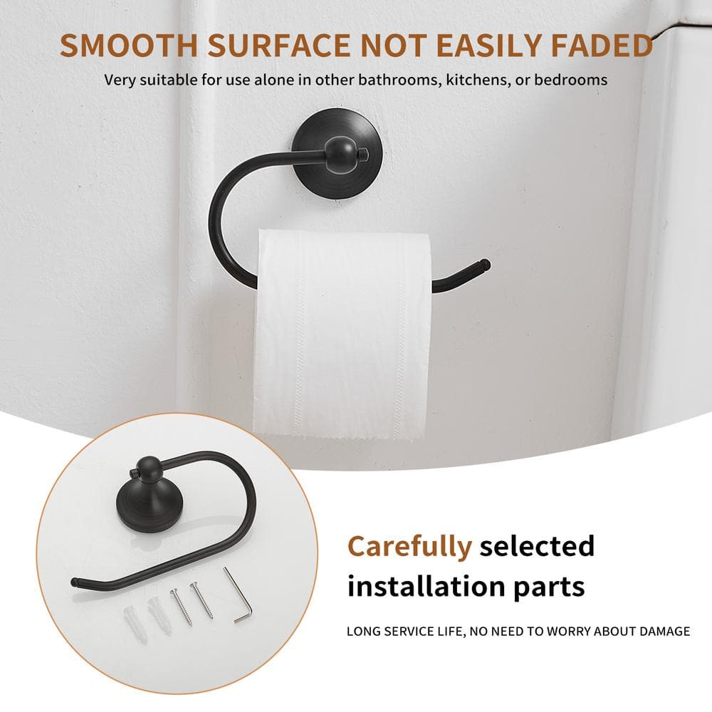 Oil Rubbed Bronze Wall Mount Toilet Paper Holder