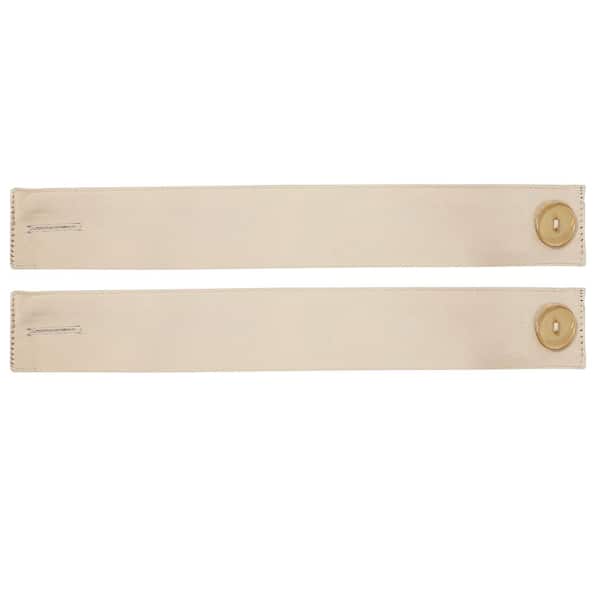 Sunnydaze Brown Fade Resistant Fabric Curtain Tie Back (Set of 2)